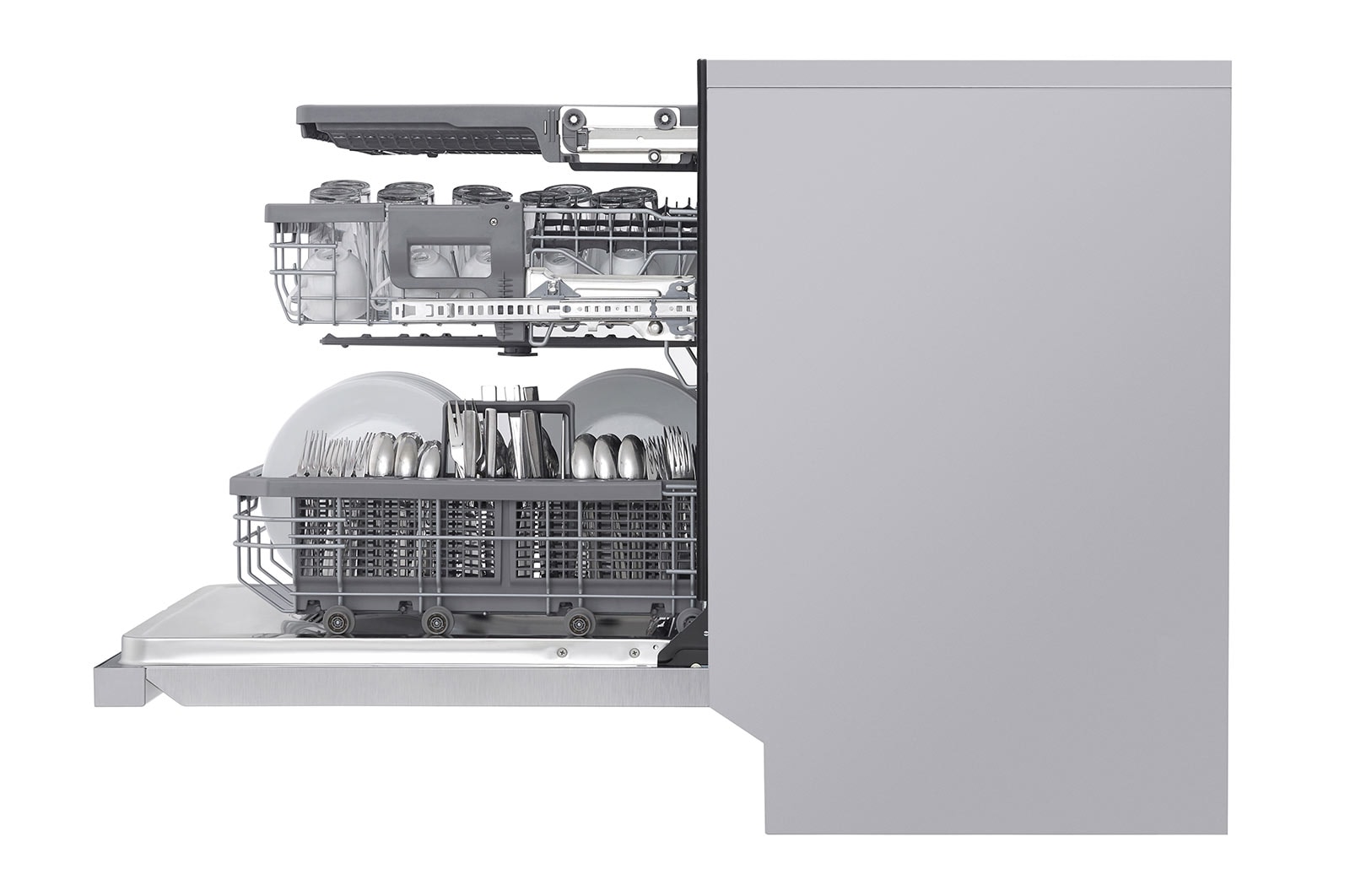 LG Smudge Resistant Top Control Dishwasher with TrueSteam®, QuadWash® and 3rd Rack, LDP6810SS