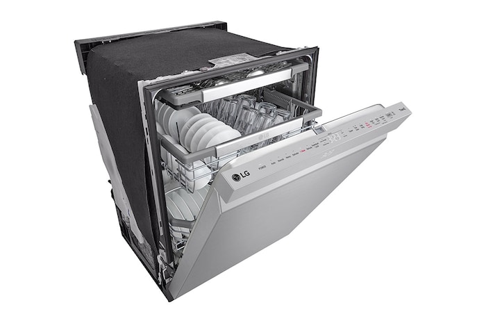 LG 24" TrueSteam®, QuadWash® & Dynamic Heat Dry™ 42 dB, Top Control, Stainless, LG Dishwasher, LDPH7972S