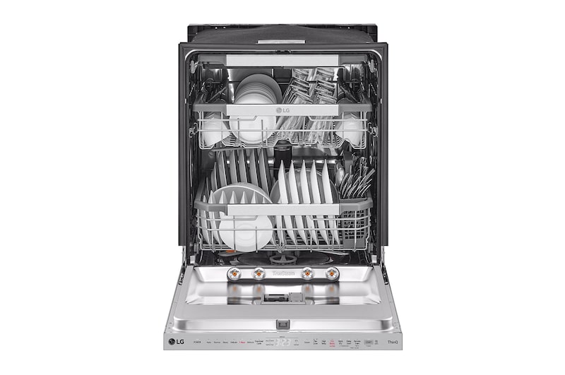 LG Smart Top Control Dishwasher with 1-Hour Wash & Dry, QuadWash Pro™, TrueSteam® and Dynamic Heat Dry™, LDPH7972S