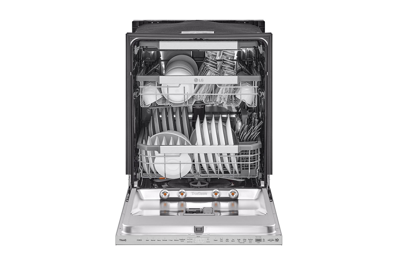 LG Smart Top Control Dishwasher with 1-Hour Wash & Dry, QuadWash Pro™, TrueSteam® and Dynamic Heat Dry™, LDPH7972S