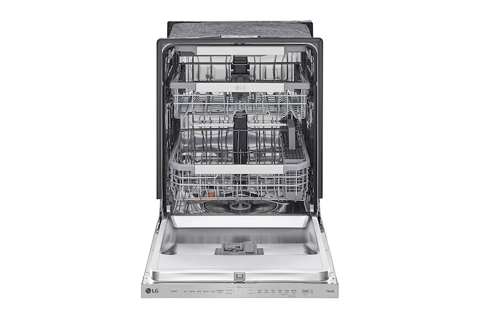 LG 24" QuadWash® & Dynamic Dry™ 44 dB, Top Control, Stainless, LG Dishwasher, LDPM6762S