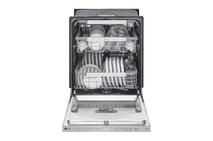 LG 24" QuadWash® & Dynamic Dry™ 44 dB, Top Control, Stainless, LG Dishwasher, LDPM6762S