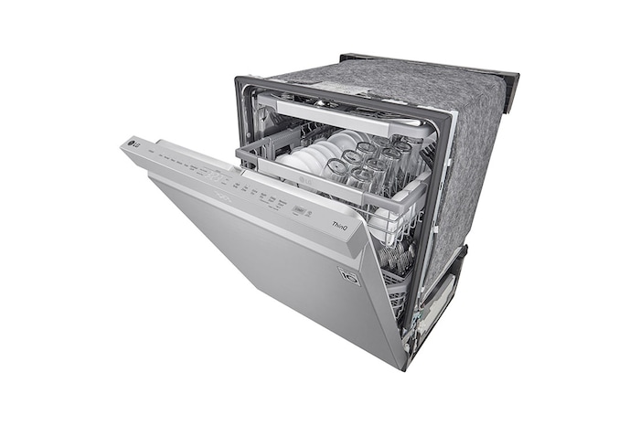 LG 24" QuadWash® & Dynamic Dry™ 44 dB, Top Control, Stainless, LG Dishwasher, LDPM6762S
