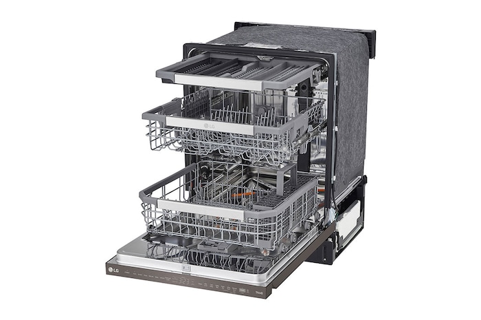 LG Smart Top Control Dishwasher with QuadWash™ Pro, TrueSteam® and Dynamic Dry™, LDPS6762D