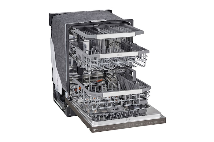 LG Smart Top Control Dishwasher with QuadWash™ Pro, TrueSteam® and Dynamic Dry™, LDPS6762D