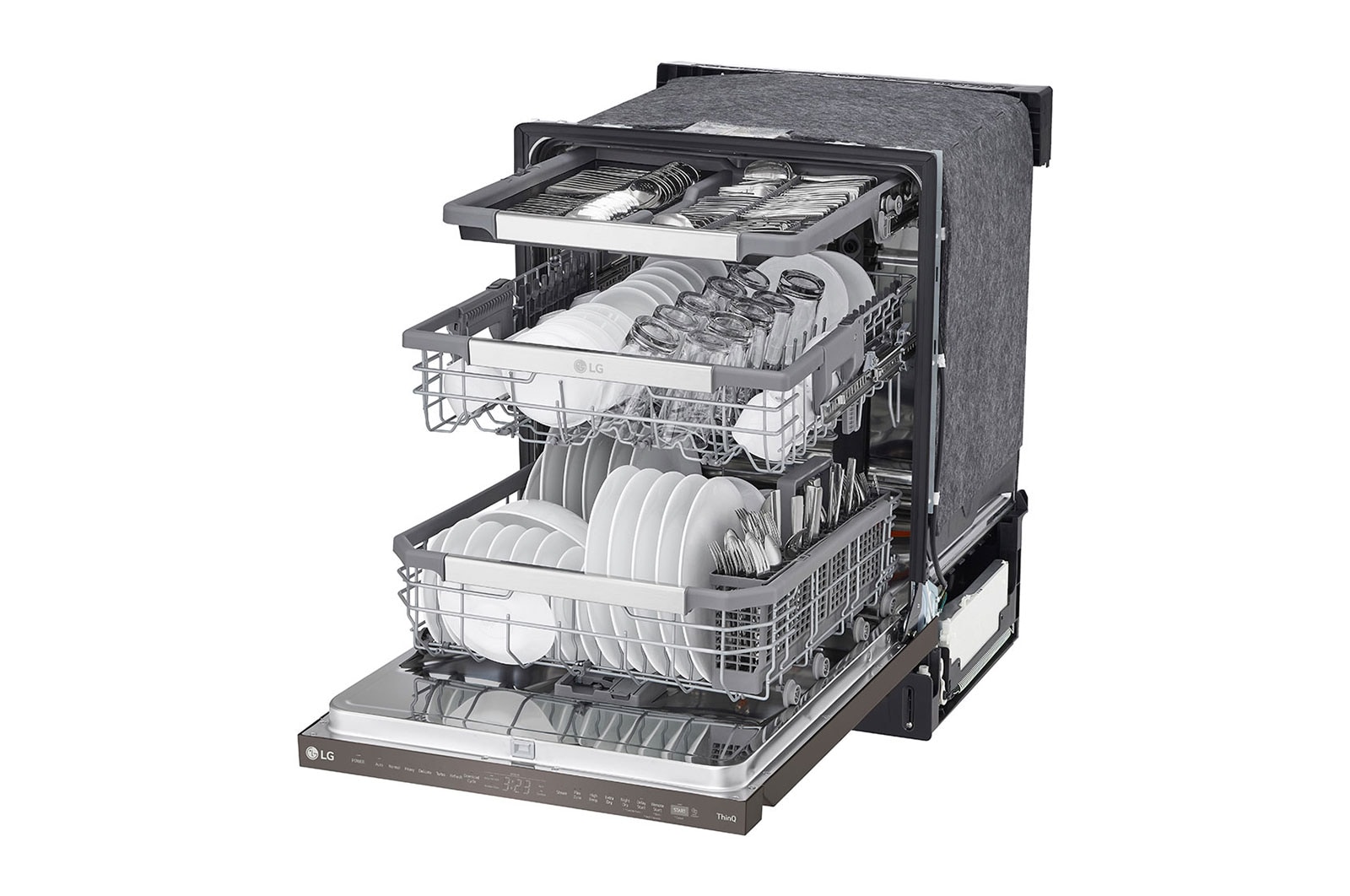 LG Smart Top Control Dishwasher with QuadWash™ Pro, TrueSteam® and Dynamic Dry™, LDPS6762D