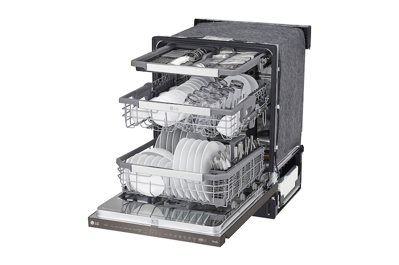 LG Smart Top Control Dishwasher with QuadWash™ Pro, TrueSteam® and Dynamic Dry™, LDPS6762D