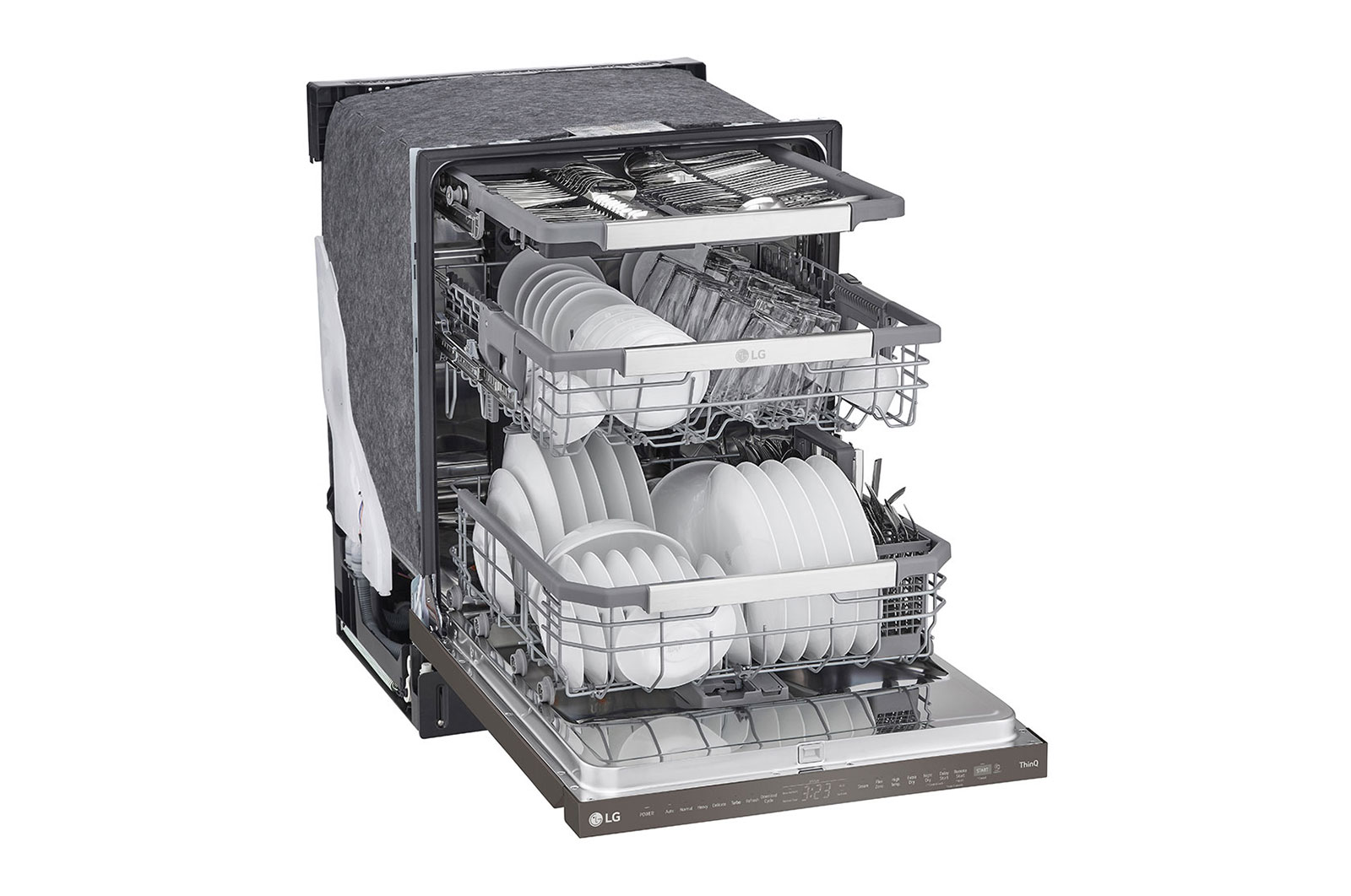 LG Smart Top Control Dishwasher with QuadWash™ Pro, TrueSteam® and Dynamic Dry™, LDPS6762D