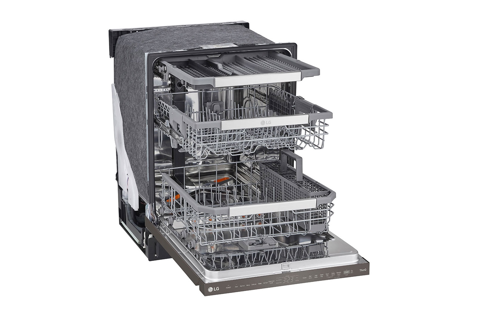 LG Smart Top Control Dishwasher with QuadWash™ Pro, TrueSteam® and Dynamic Dry™, LDPS6762D