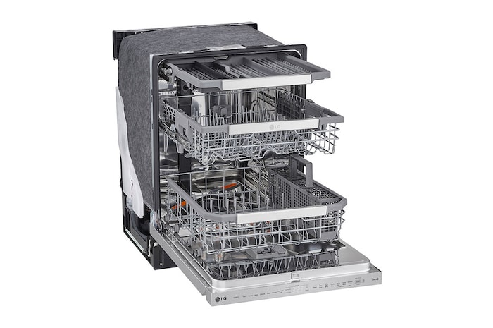 LG Smart Top Control Dishwasher with QuadWash™ Pro, TrueSteam® and Dynamic Dry™, LDPS6762S