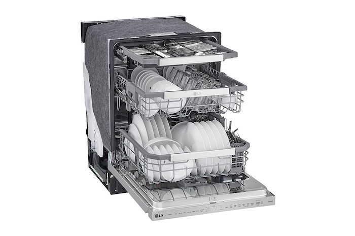 LG Smart Top Control Dishwasher with QuadWash™ Pro, TrueSteam® and Dynamic Dry™, LDPS6762S
