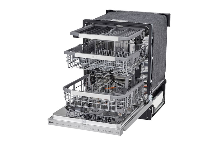 LG Smart Top Control Dishwasher with QuadWash™ Pro, TrueSteam® and Dynamic Dry™, LDPS6762S