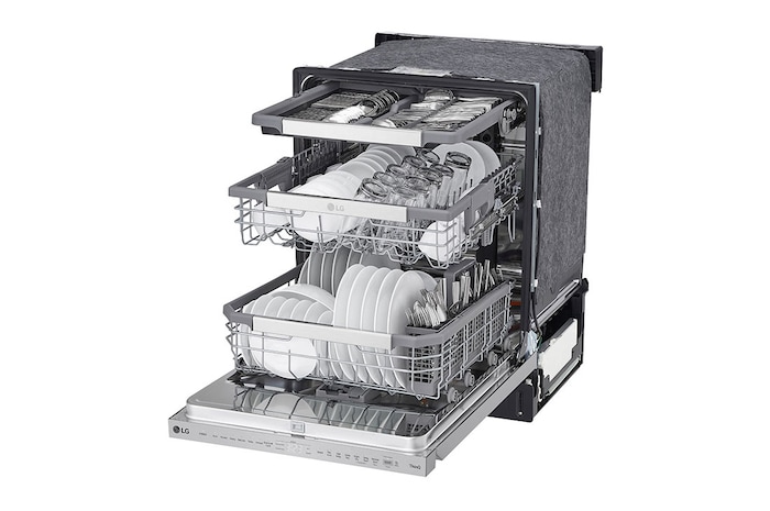 LG Smart Top Control Dishwasher with QuadWash™ Pro, TrueSteam® and Dynamic Dry™, LDPS6762S