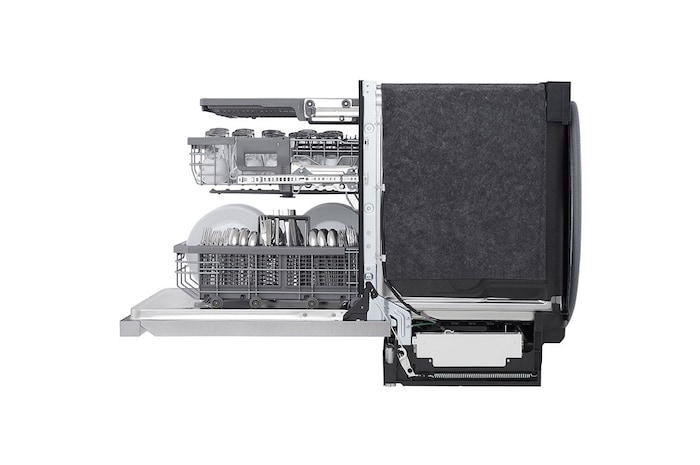 LG Smart Top Control Dishwasher with QuadWash™ Pro, TrueSteam® and Dynamic Dry™, LDPS6762S