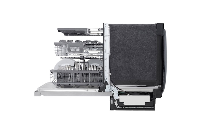 LG Smart Top Control Dishwasher with QuadWash™ Pro, TrueSteam® and Dynamic Dry™, LDPS6762S