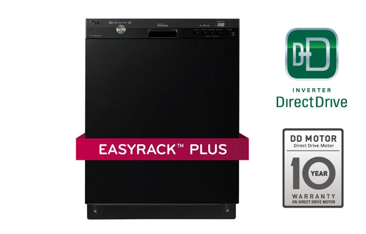 Front view of Semi-Integrated Dishwasher with Flexible EasyRack™ Plus System LDS5540BB