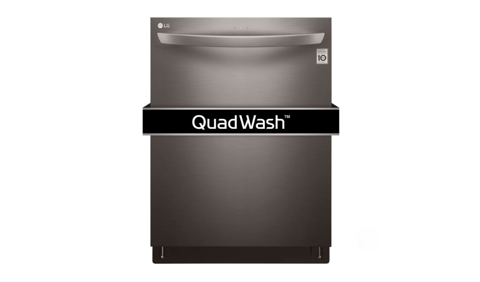 Front view of Top Control Dishwasher with QuadWash™ and EasyRack™ Plus LDT5665BD