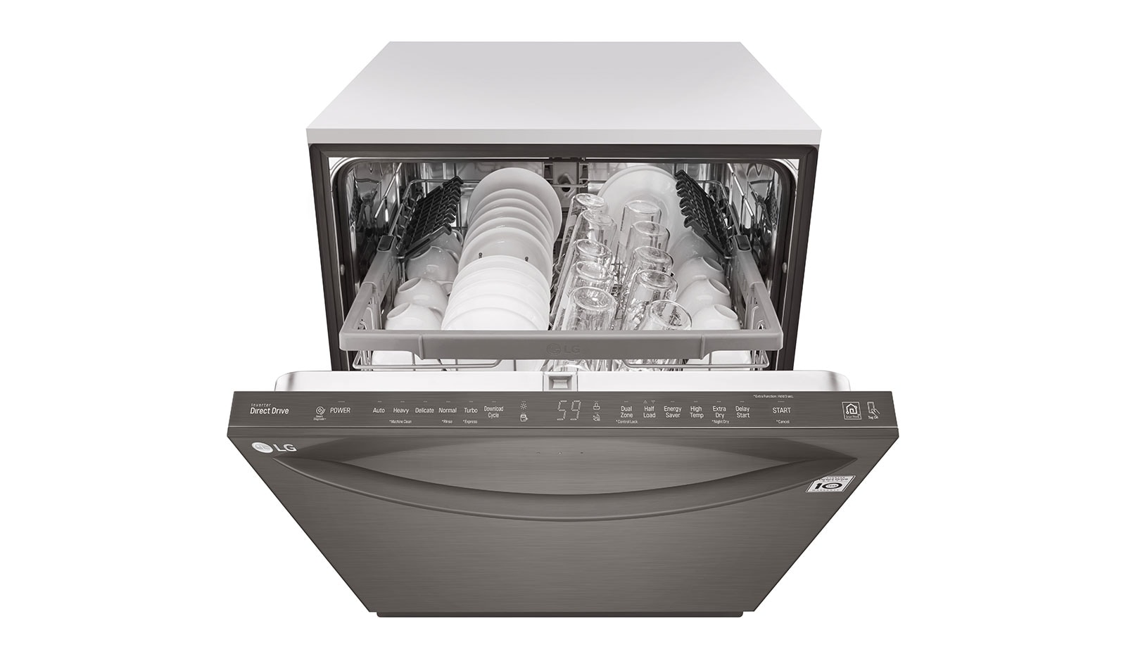LG Top Control Dishwasher with QuadWash™ and EasyRack™ Plus, LDT5665BD