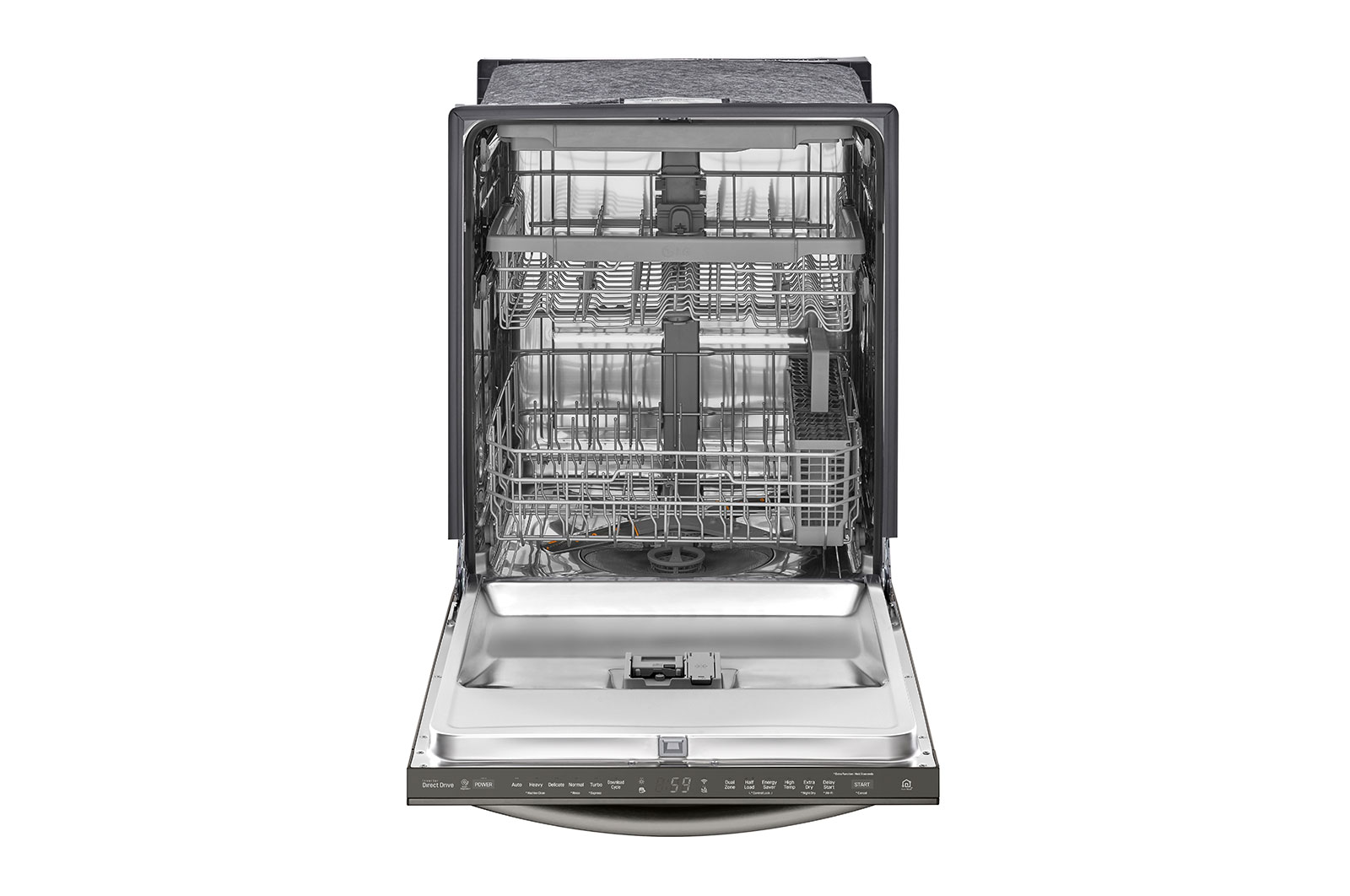 LG Top Control Dishwasher with QuadWash®, WiFI Connectivity and 3rd Rack, LDT5678BD