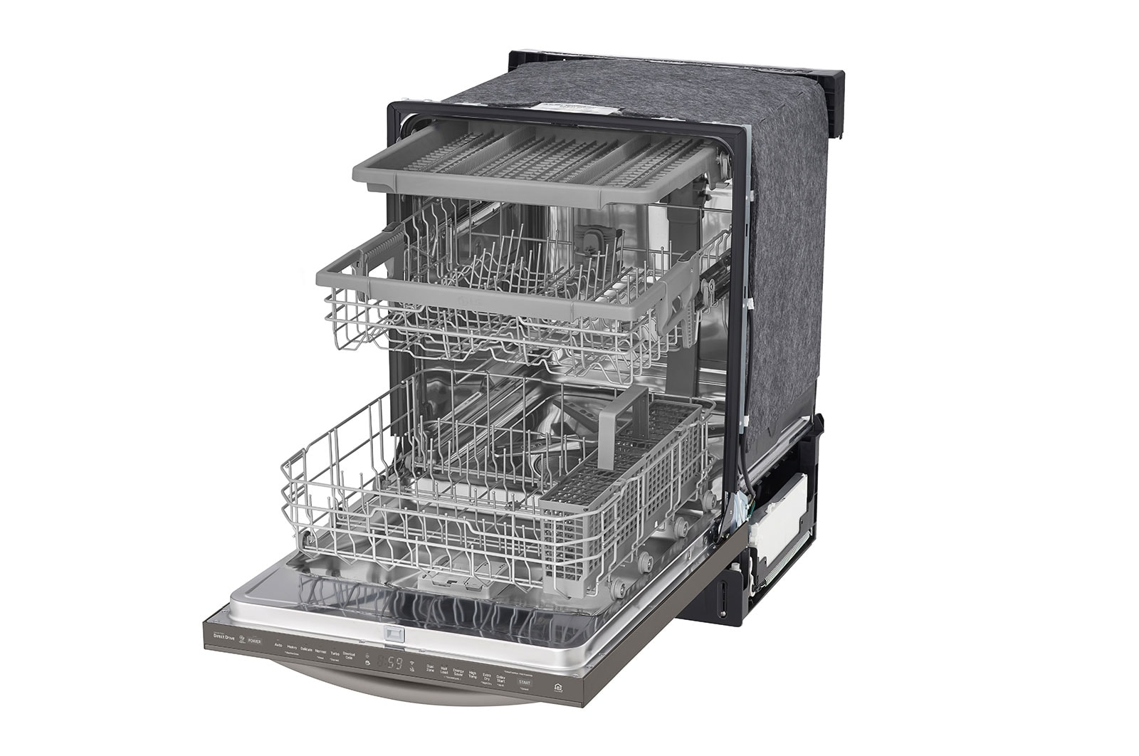 LG Top Control Dishwasher with QuadWash®, WiFI Connectivity and 3rd Rack, LDT5678BD