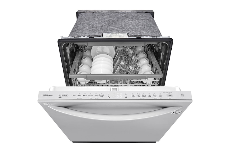 LG Smudge Resistant Top Control Dishwasher with QuadWash®, WiFi Connectivity and 3rd Rack, LDT5678SS