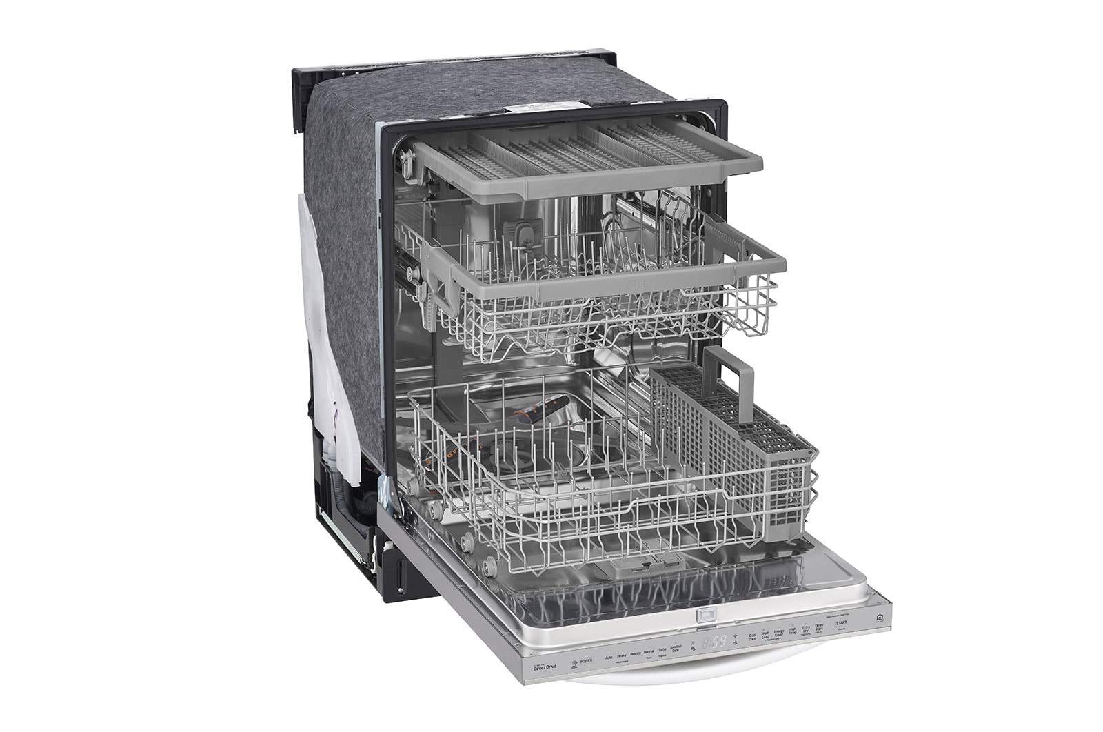 LG Smudge Resistant Top Control Dishwasher with QuadWash®, WiFi Connectivity and 3rd Rack, LDT5678SS