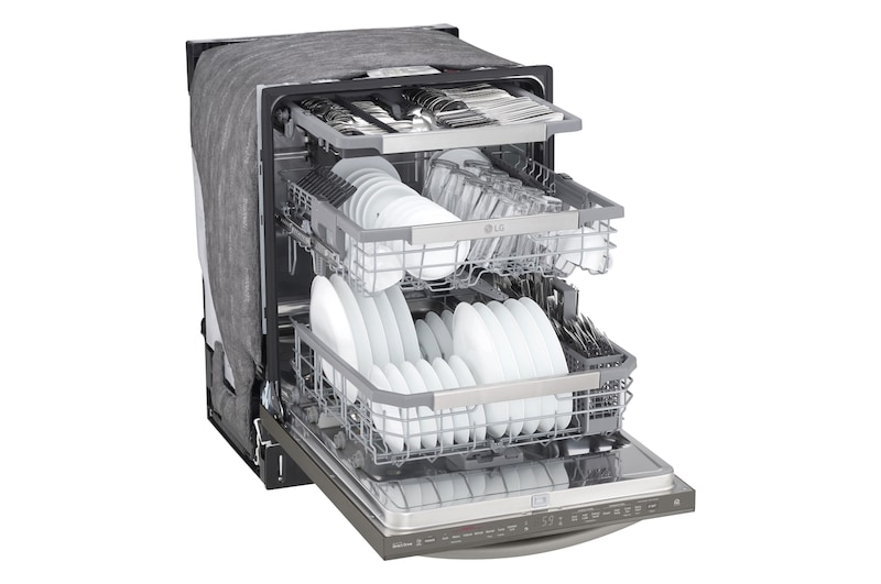 LG Top Control Dishwasher with QuadWash® and TrueSteam®, LDT7808BD