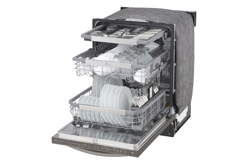 LG Top Control Dishwasher with QuadWash® and TrueSteam®, LDT7808BD