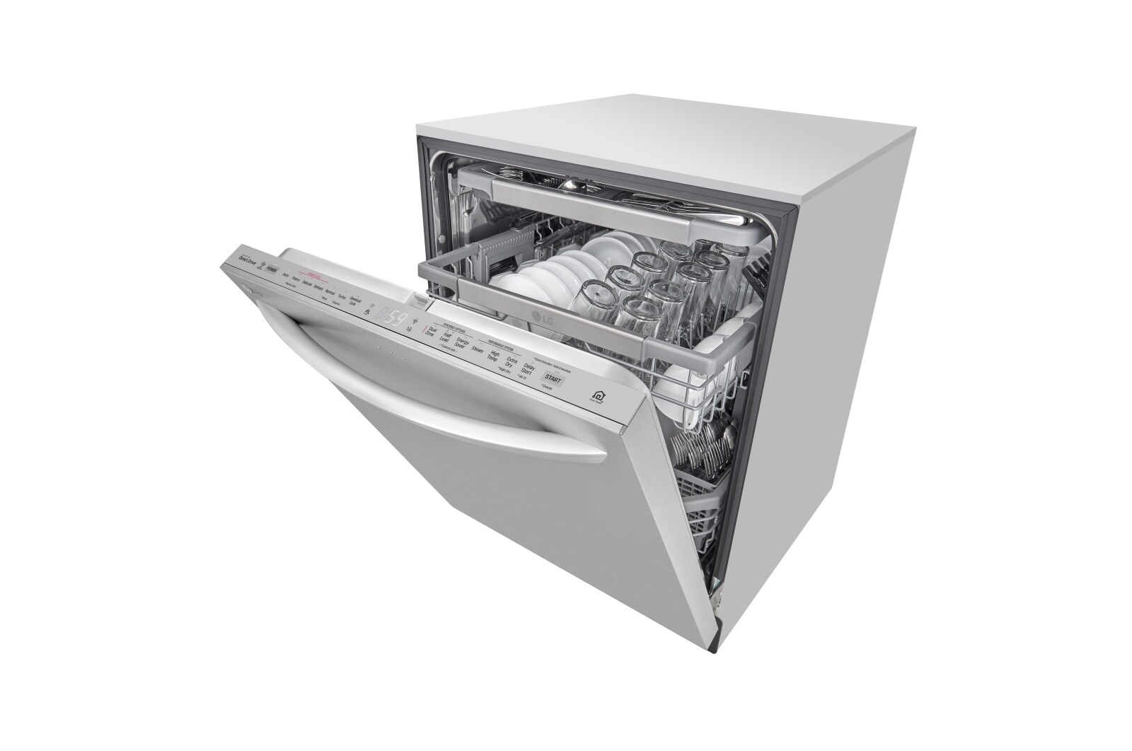 LG Top Control Dishwasher with QuadWash® and TrueSteam®, LDT7808ST
