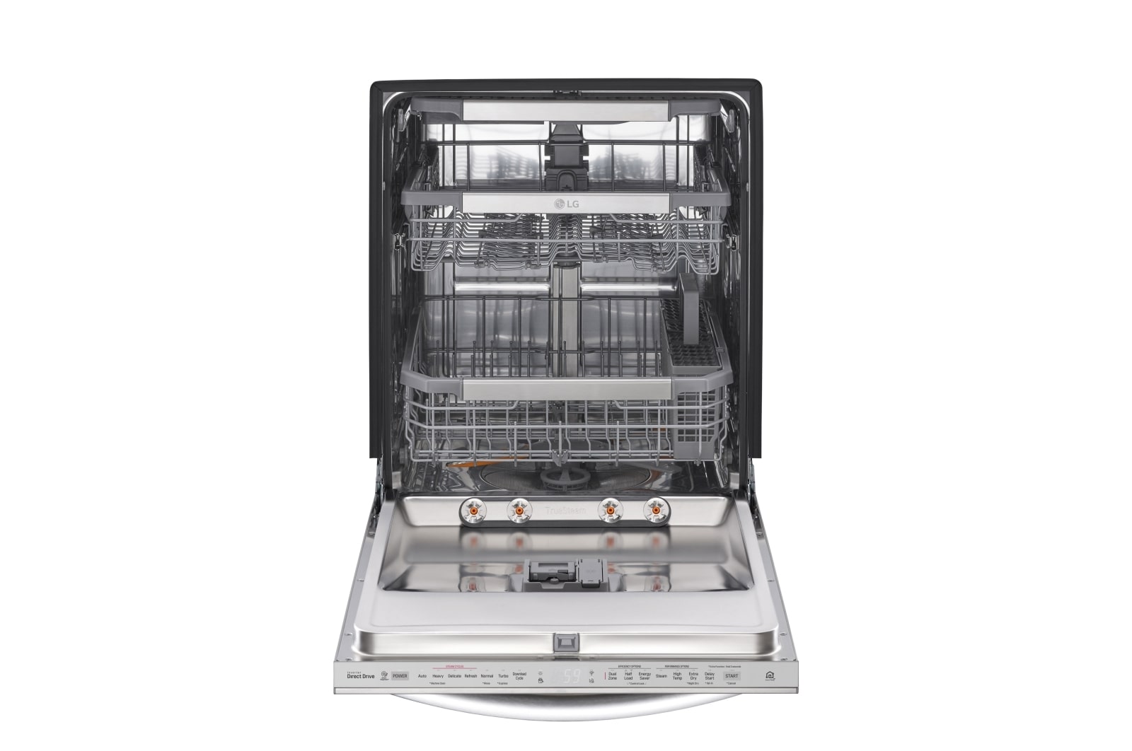 LG Top Control Dishwasher with QuadWash® and TrueSteam®, LDT7808ST