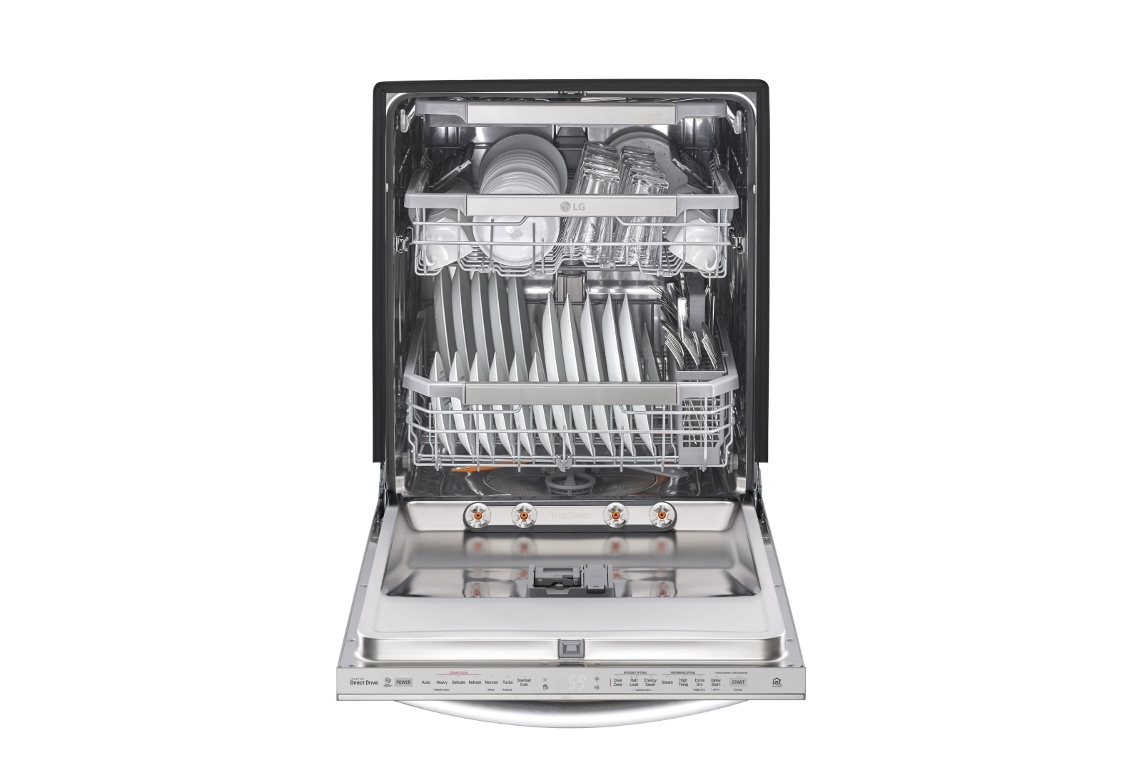 LG Top Control Dishwasher with QuadWash® and TrueSteam®, LDT7808ST