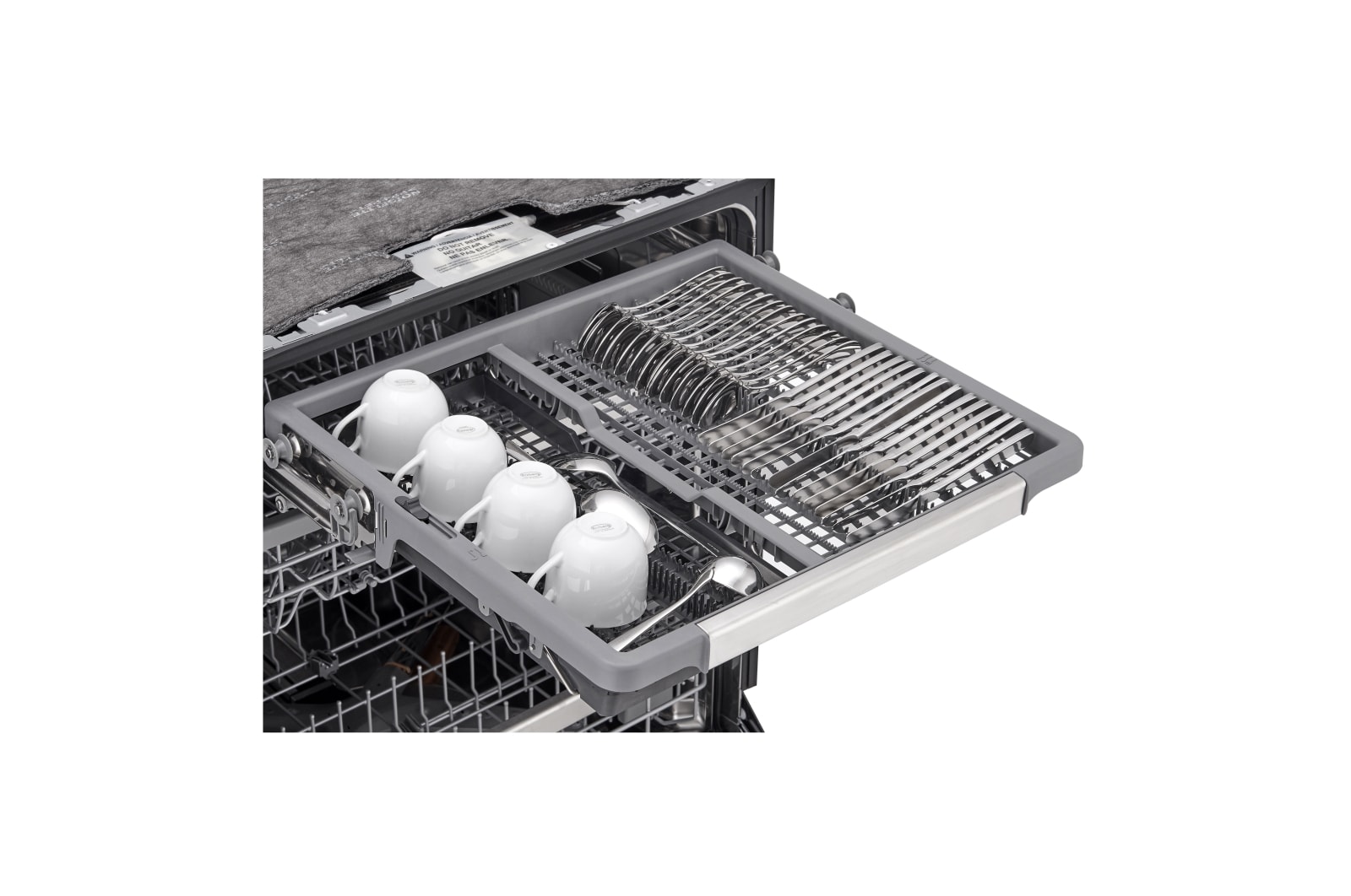 LG Top Control Dishwasher with QuadWash® and TrueSteam®, LDT7808ST