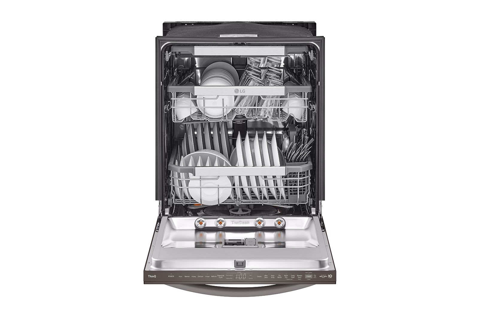 LG Smart Top Control Dishwasher with 1-Hour Wash & Dry, QuadWash​ Pro™, TrueSteam® and Dynamic Heat Dry™​, LDTH7972D