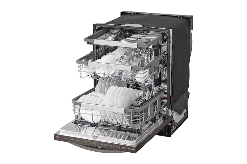 LG Smart Top Control Dishwasher with 1-Hour Wash & Dry, QuadWash Pro™, TrueSteam® and Dynamic Heat Dry™, LDTH7972D