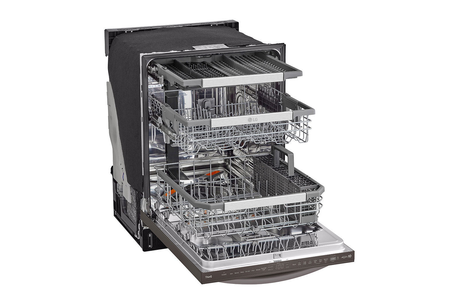 LG Smart Top Control Dishwasher with 1-Hour Wash & Dry, QuadWash​ Pro™, TrueSteam® and Dynamic Heat Dry™​, LDTH7972D