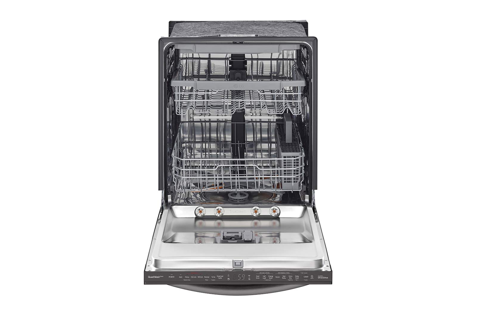 LG Top Control Wi-Fi Enabled Dishwasher with TrueSteam® and 3rd Rack, LDTS5552D