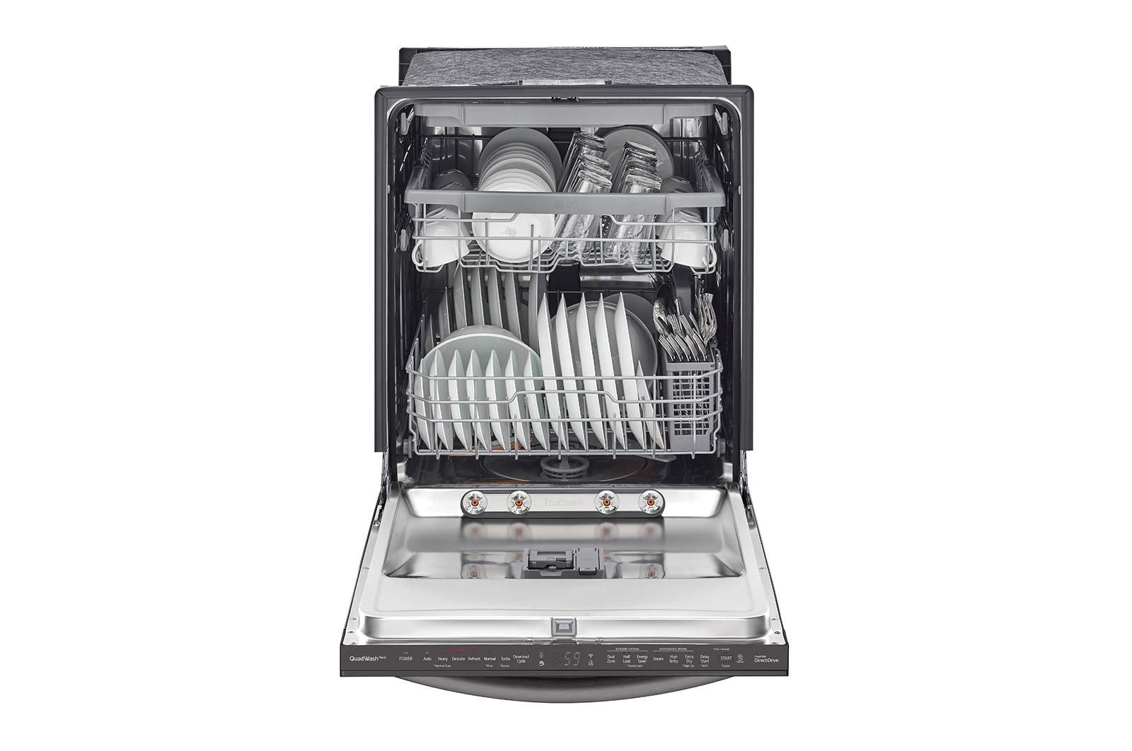 LG Top Control Wi-Fi Enabled Dishwasher with TrueSteam® and 3rd Rack, LDTS5552D