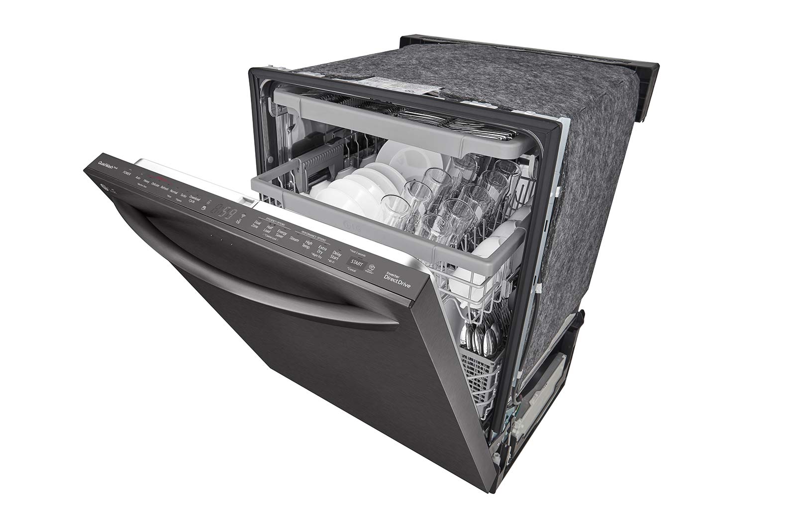 LG Top Control Wi-Fi Enabled Dishwasher with TrueSteam® and 3rd Rack, LDTS5552D