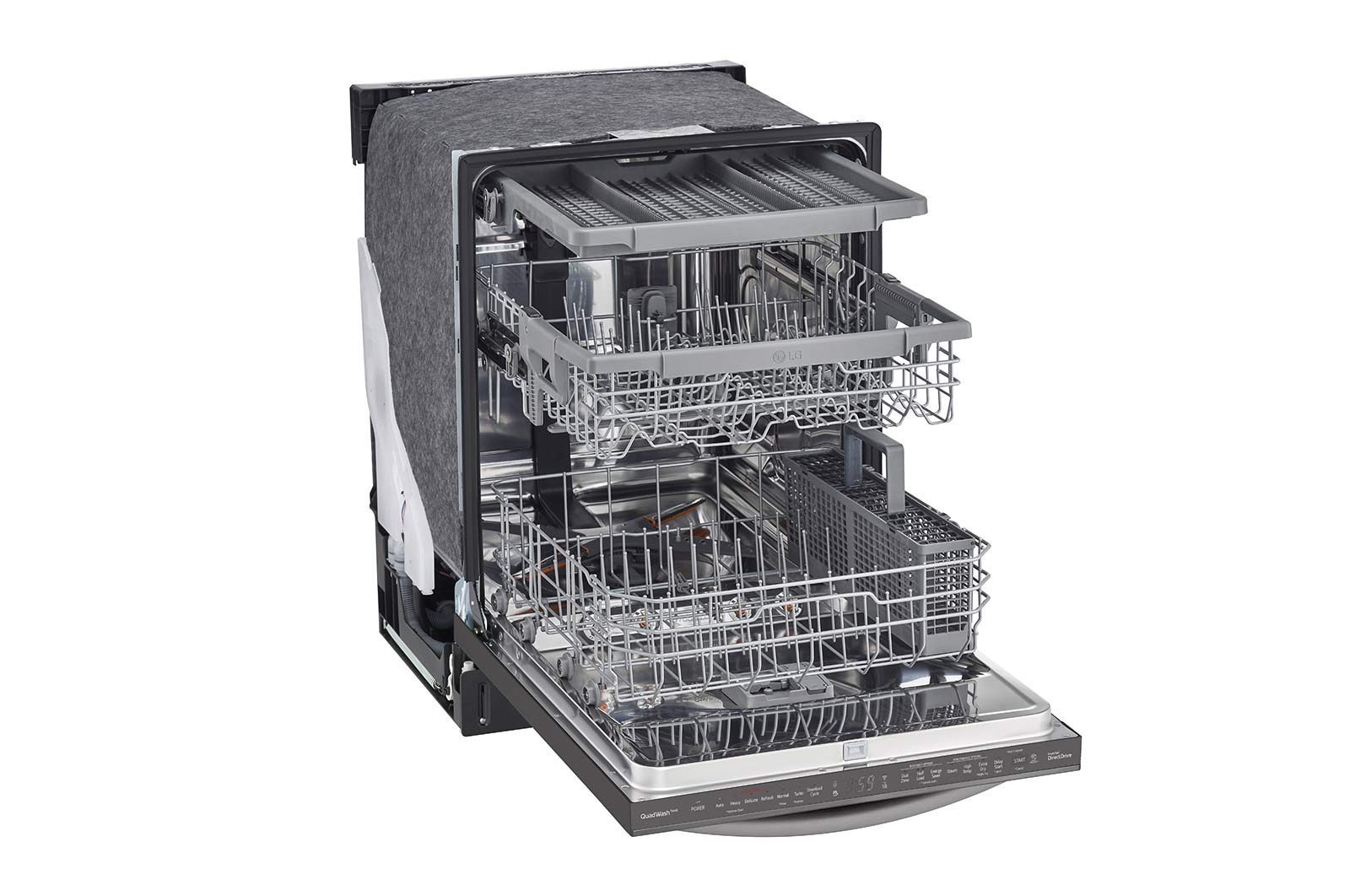 LG Top Control Wi-Fi Enabled Dishwasher with TrueSteam® and 3rd Rack, LDTS5552D