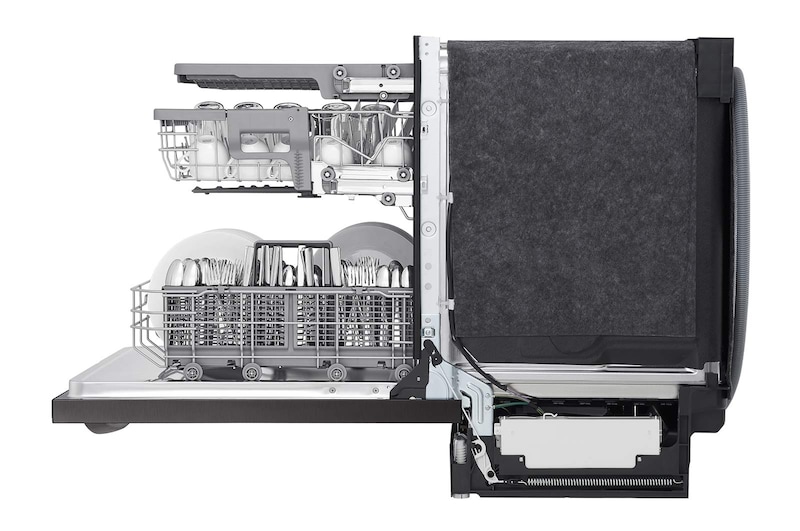 LG Top Control Wi-Fi Enabled Dishwasher with TrueSteam® and 3rd Rack, LDTS5552D