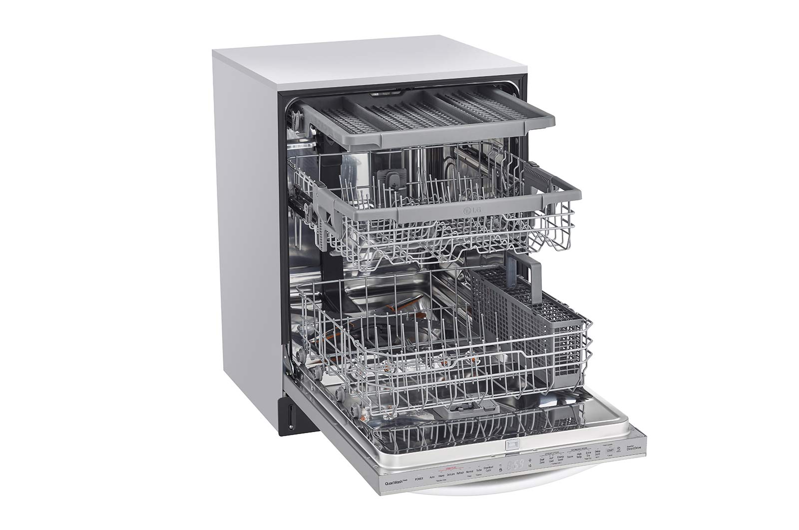 LG Top Control Wi-Fi Enabled Dishwasher with TrueSteam® and 3rd Rack, LDTS5552S
