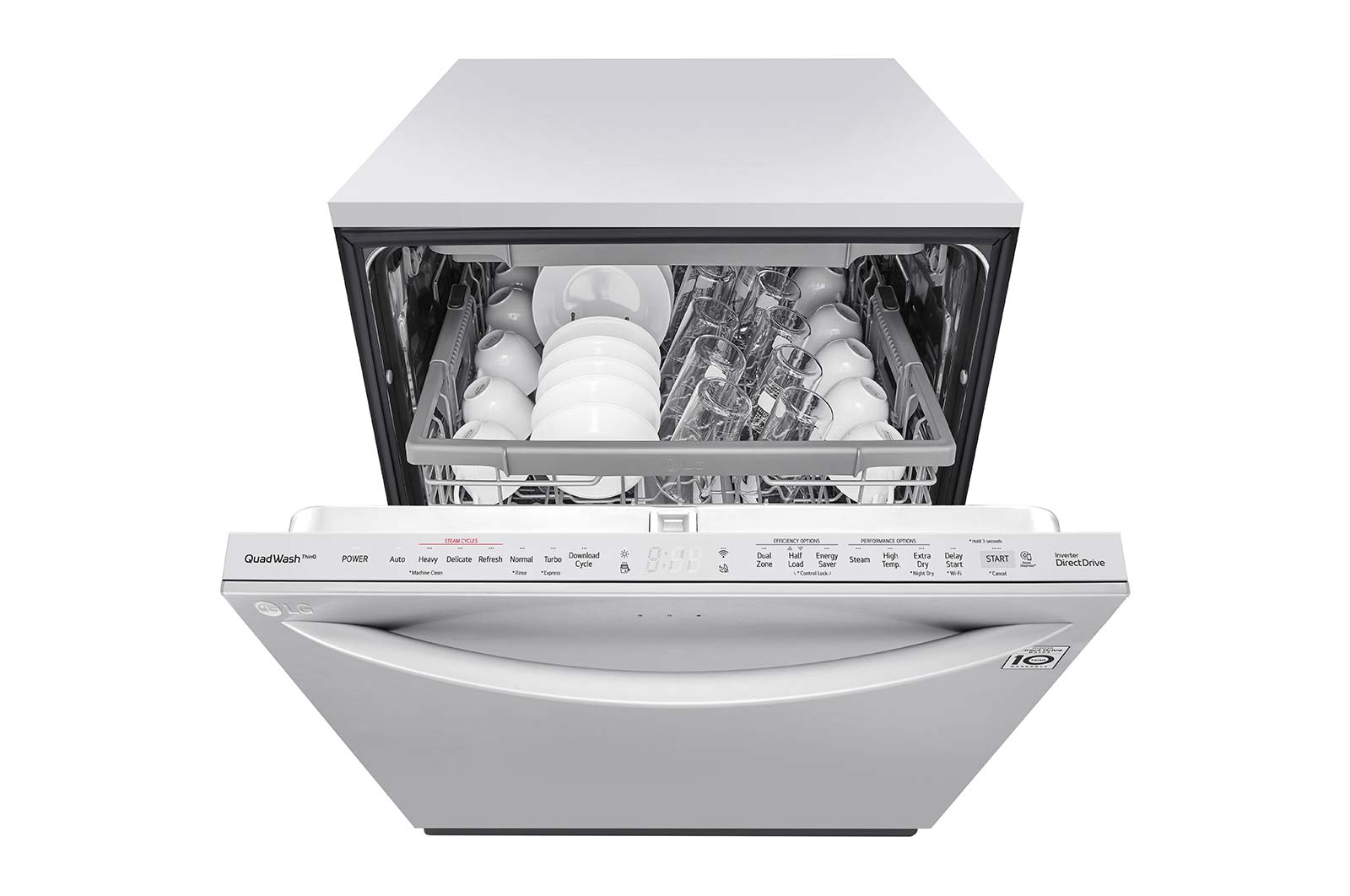 LG Top Control Wi-Fi Enabled Dishwasher with TrueSteam® and 3rd Rack, LDTS5552S