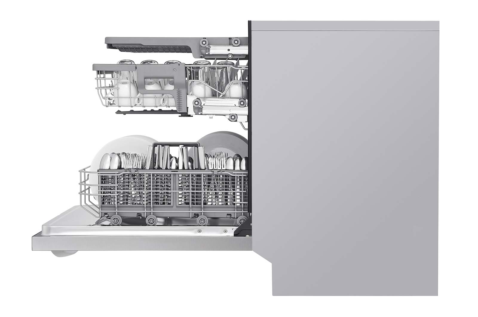 LG Top Control Wi-Fi Enabled Dishwasher with TrueSteam® and 3rd Rack, LDTS5552S