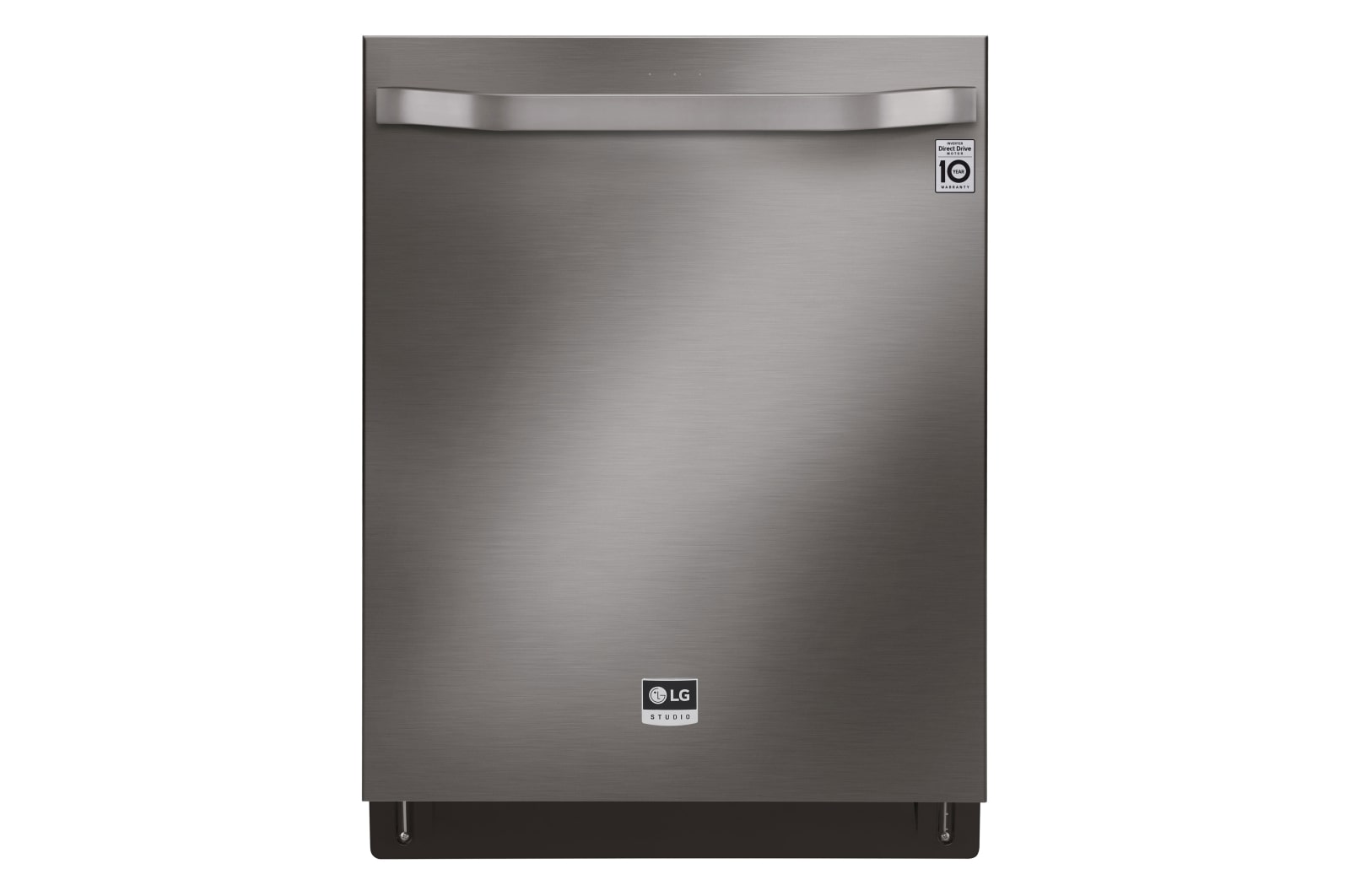 Front view of LG STUDIO Top Control QuadWash<sup>®</sup> Steam Dishwasher LSDT9908BD