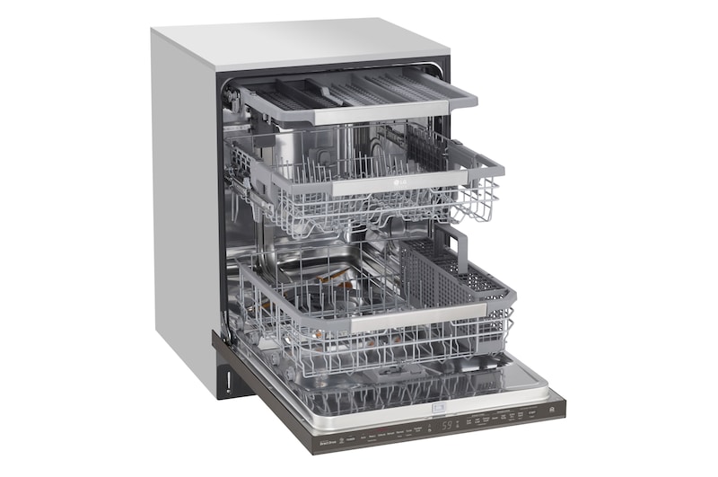 LG STUDIO Top Control QuadWash<sup>®</sup> Steam Dishwasher, LSDT9908BD