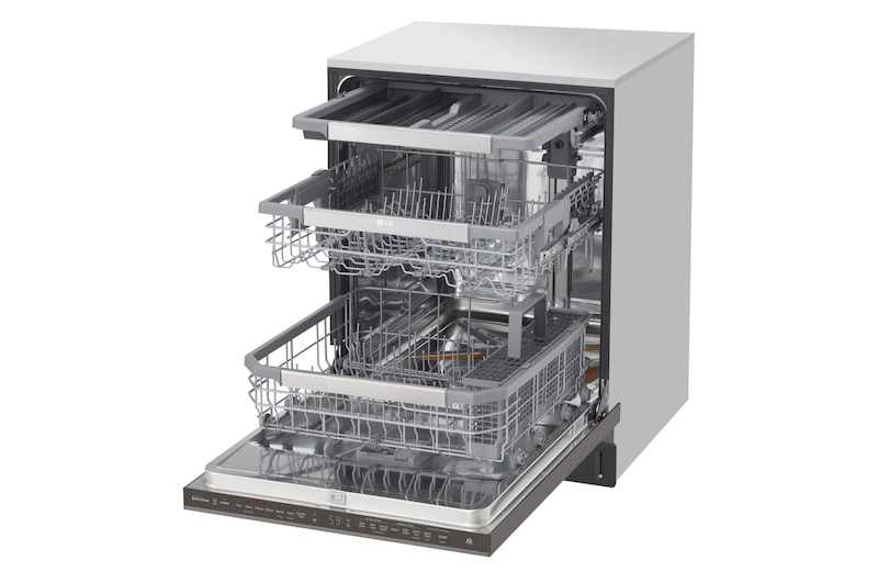 LG STUDIO Top Control QuadWash<sup>®</sup> Steam Dishwasher, LSDT9908BD