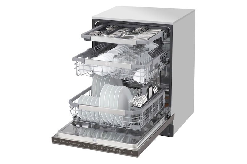 LG STUDIO Top Control QuadWash<sup>®</sup> Steam Dishwasher, LSDT9908BD