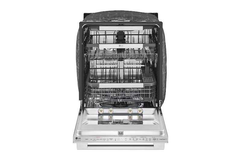 LG Front view of LG STUDIO Top Control Smart Dishwasher with 1-Hour Wash & Dry, QuadWash​ Pro™, SDWB24S3, SDWB24S3