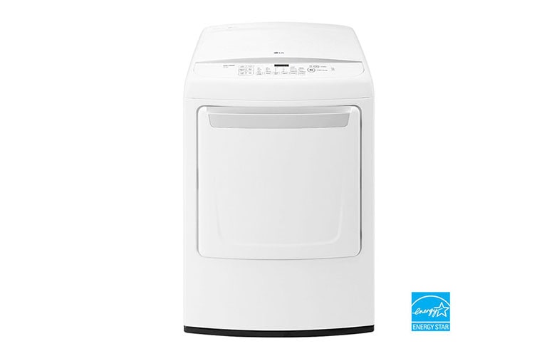 Front view of 7.3 cu.ft. Ultra Large Capacity Electric Dryer with Energy Saver and SmartDiagnosis™  DLE1501W