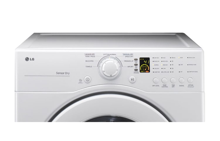 LG 7.1 cu. ft Large Capacity Electric Dryer, DLE2140W